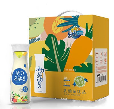 活力总动员16种水果+蔬菜乳酸菌饮品338ml×10瓶箱装