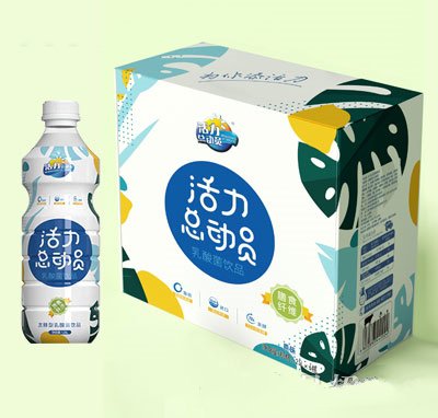 活力总动员原味乳酸菌饮品原味1.25L×6瓶