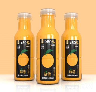 金森林鲜盾甜橙乳酸菌复合果汁400ml